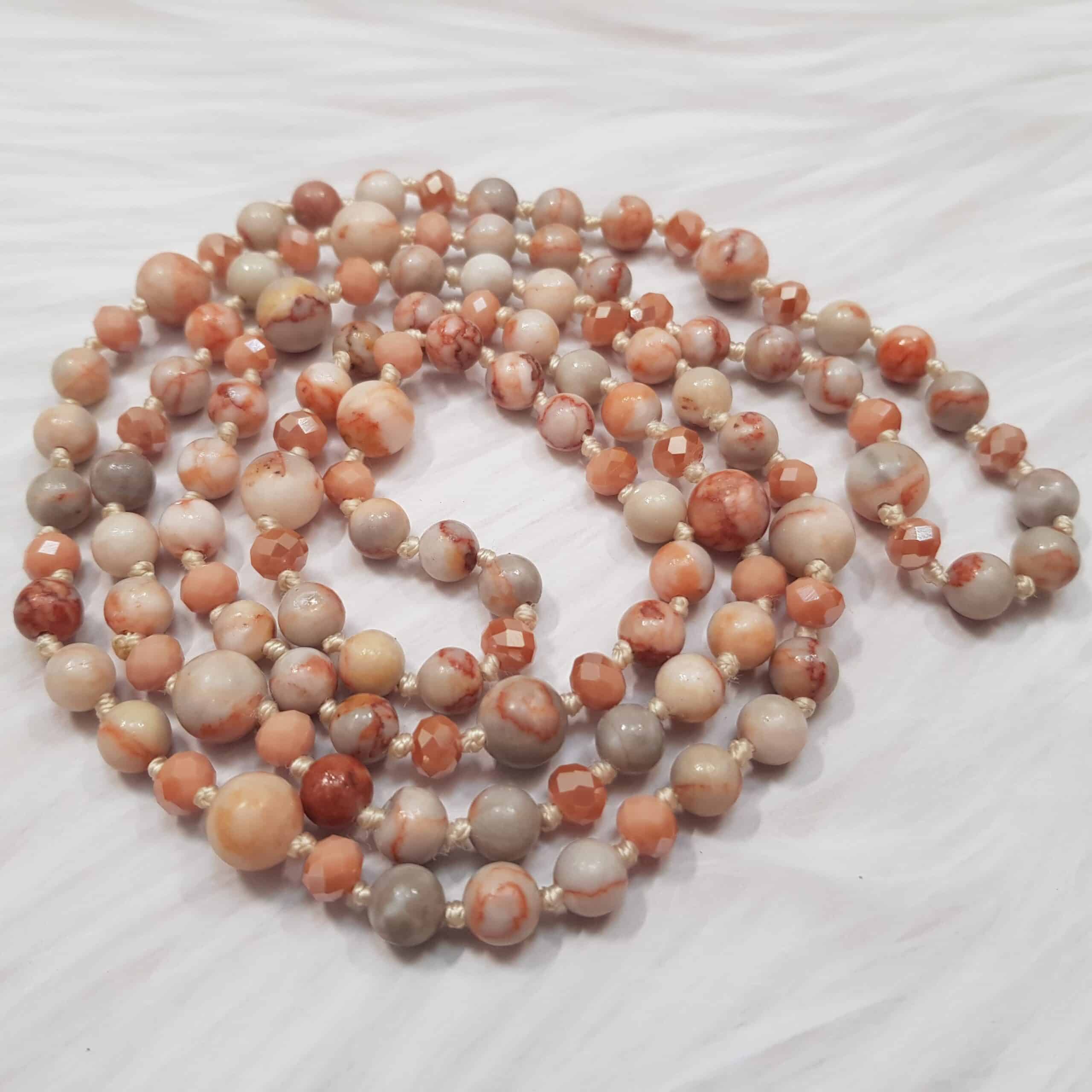 Aventurine Opera Necklace