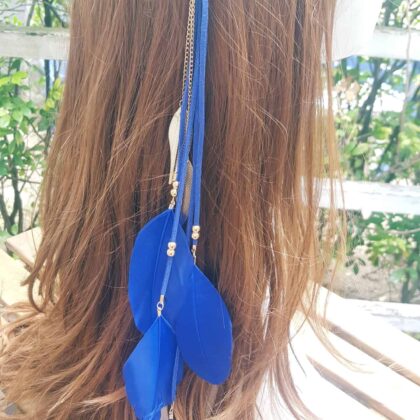 Azure Gold Boho Headband