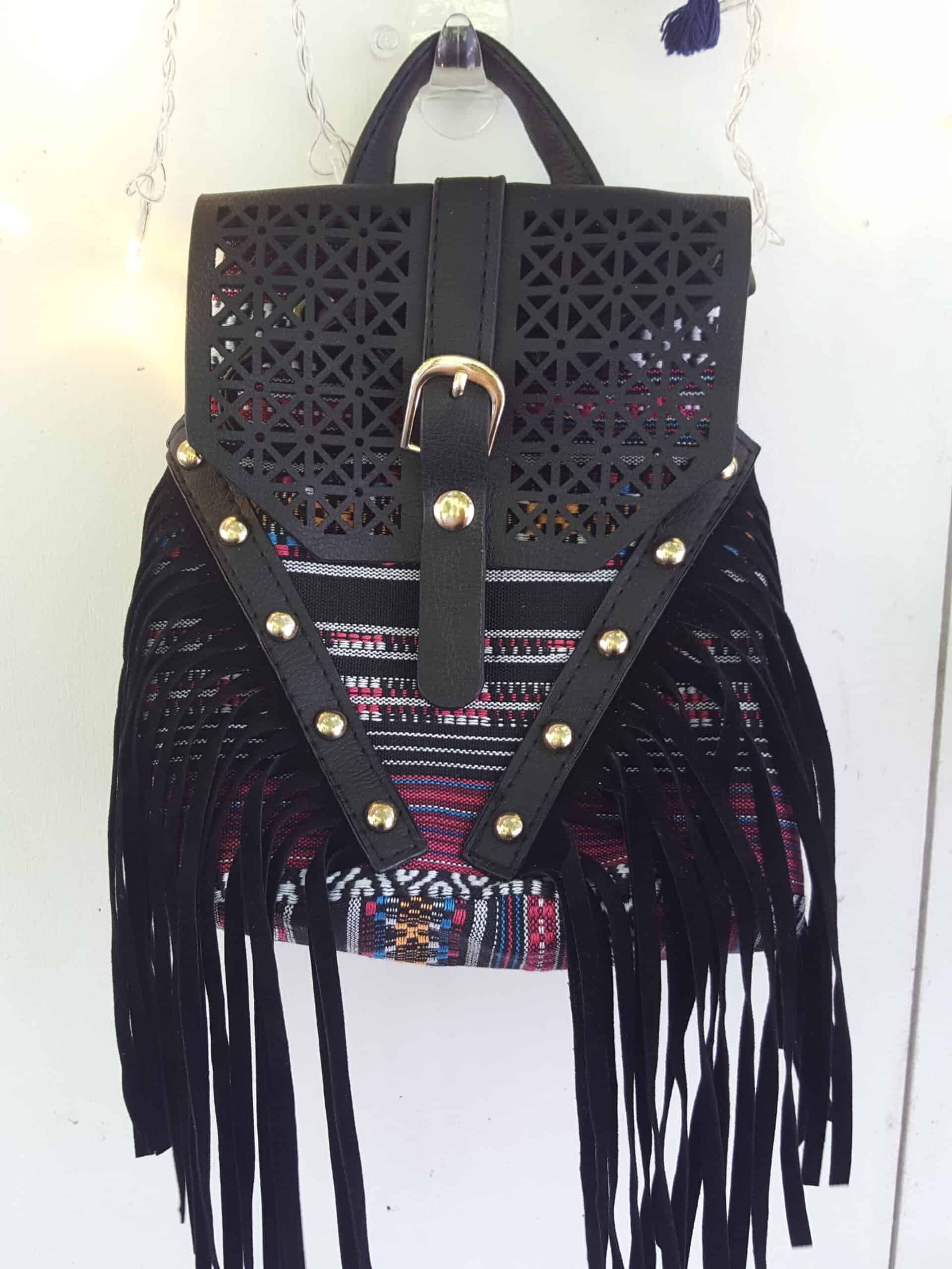 Fringe backpack cheap