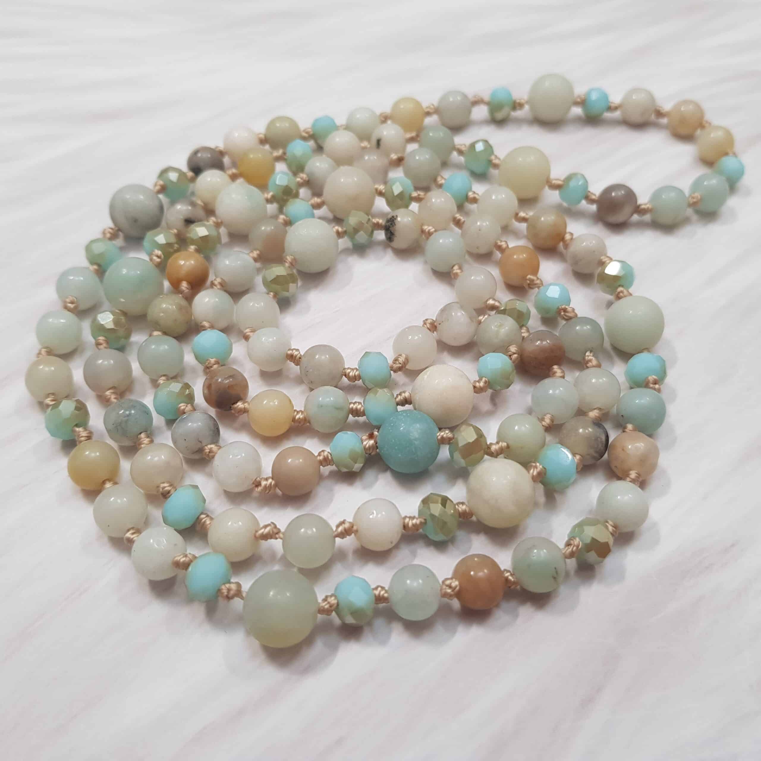 Green Aventurine Opera Necklace