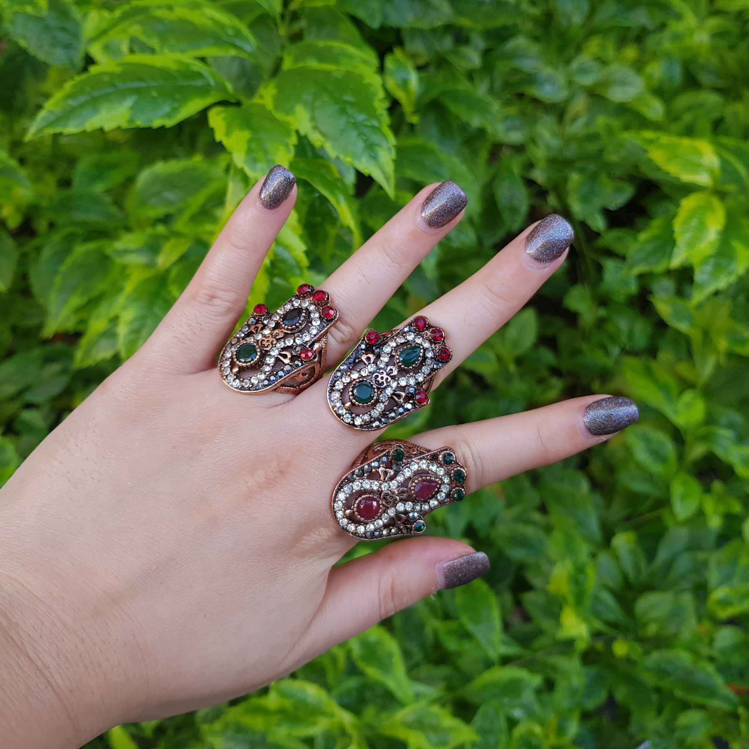 Hamsa Rose Gold Ring