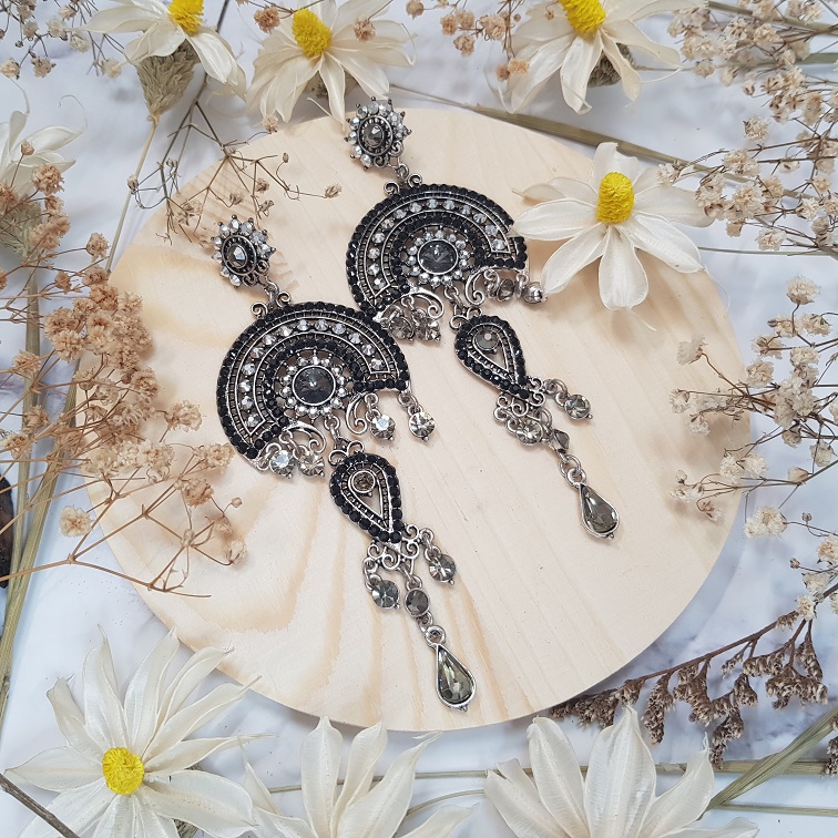 moon gypsy boho drop earrings