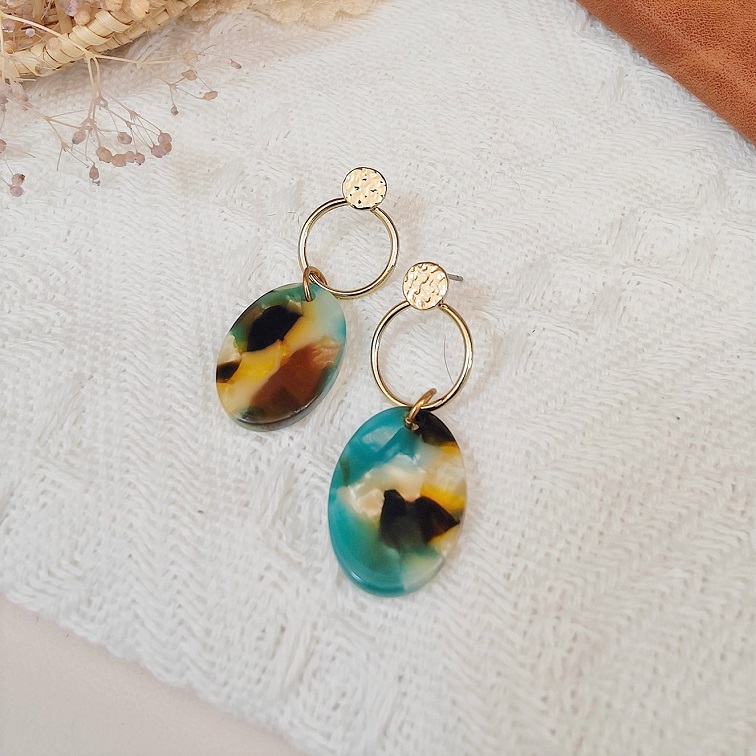 harriet turquoise dangle earrings