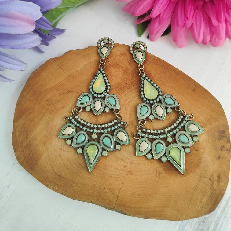 bohemian-danica-green-earrings
