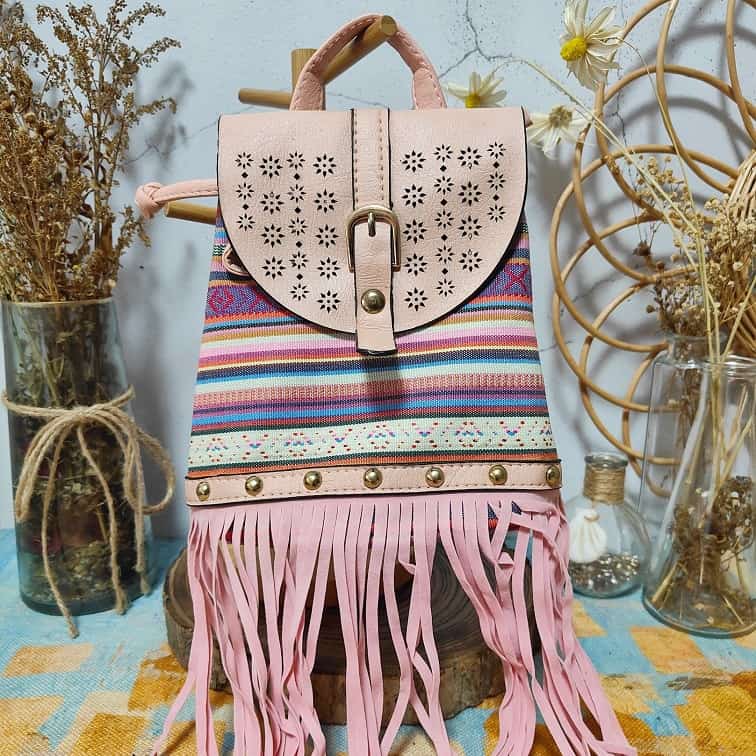 baby-pink-fringed-boho-backpack