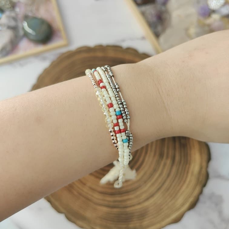 Knotted Indie Boho Stack Bracelets