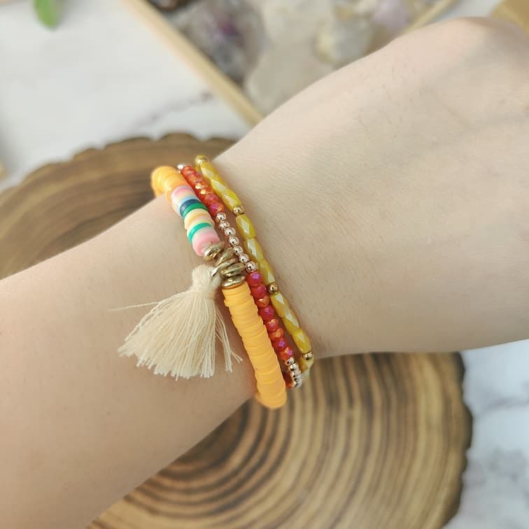 Preppy Funk Stack Bracelets