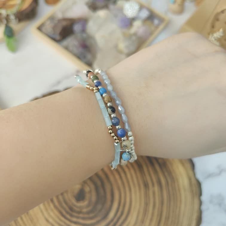 Silvermist Stack Bracelets