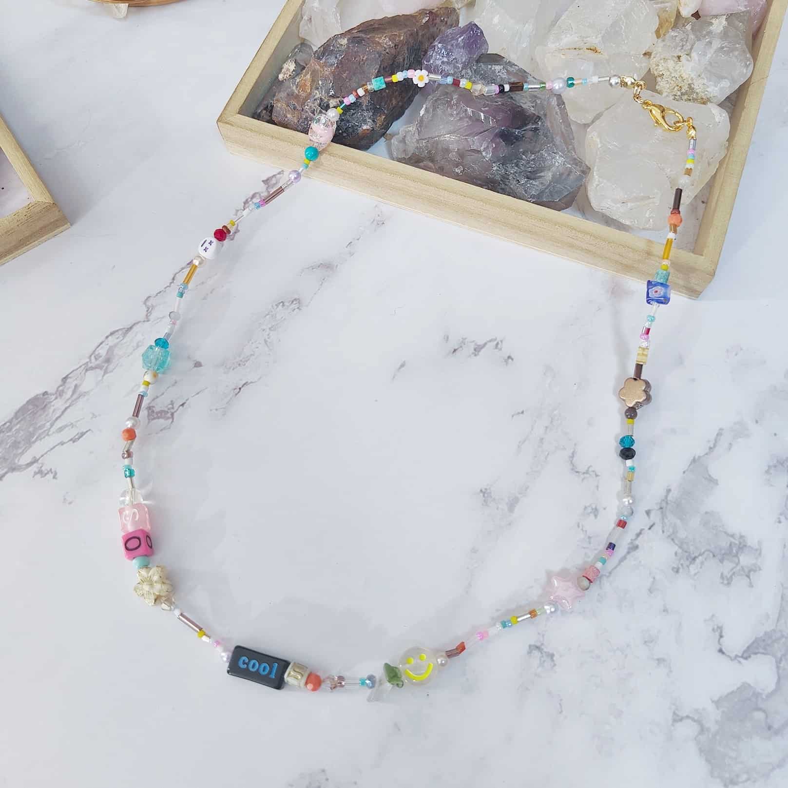 Rainbow So Cool Necklace Phone Charm