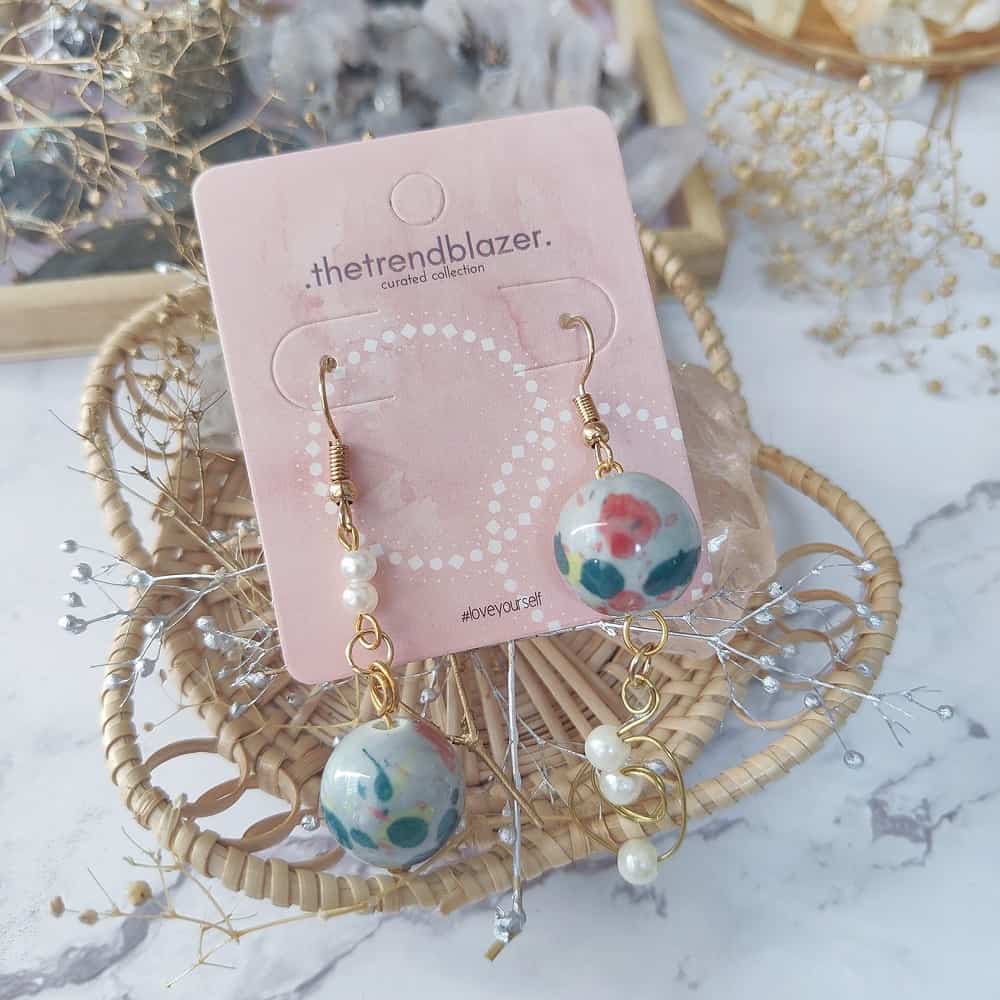 Asymm-Oriental-Wire-Wrapped-Earrings