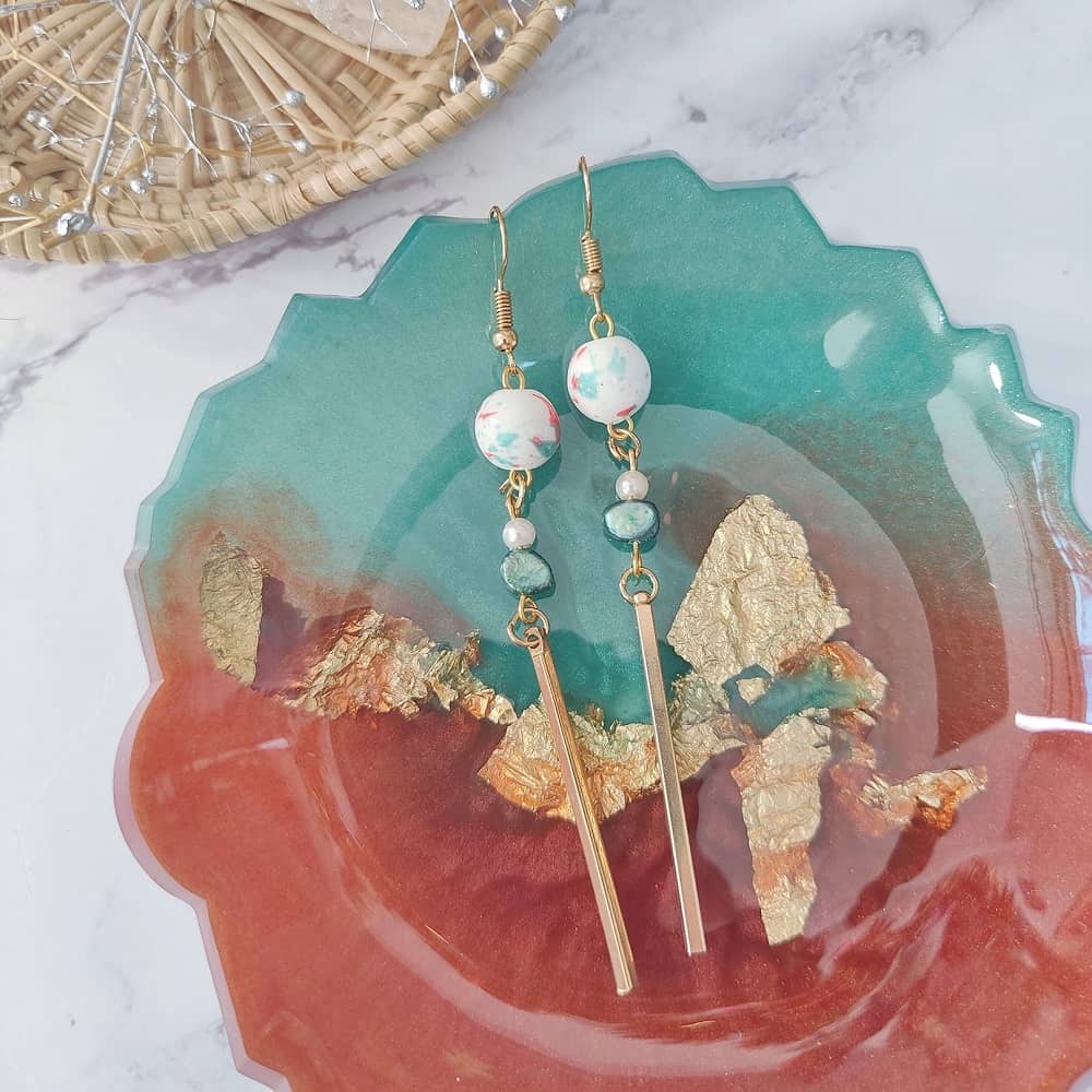 Prosperity-Clay-Beaded-Gold-Rod-Earrings