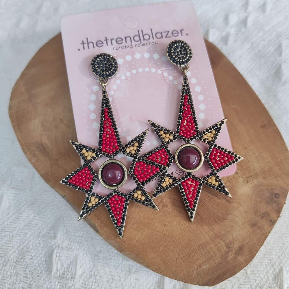 Rockstar Punk Statement Stud Earrings