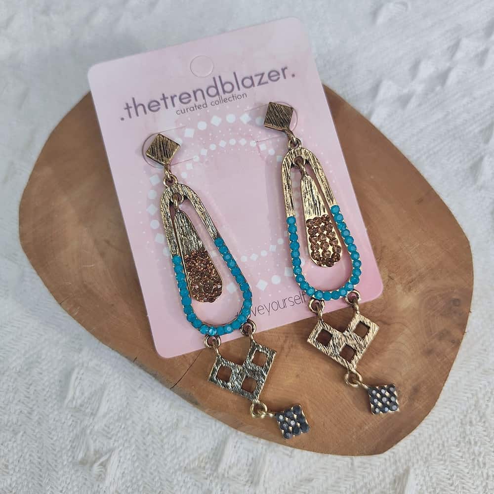 Skycastle Cutout Design Statement Earrings