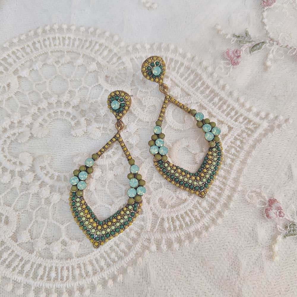 Tropicana Style Statement Earrings