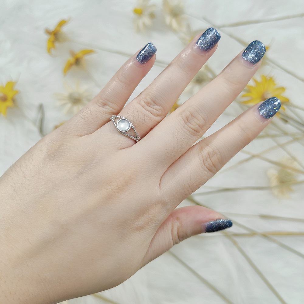 Spirit Eye Moonstone Statement Ring