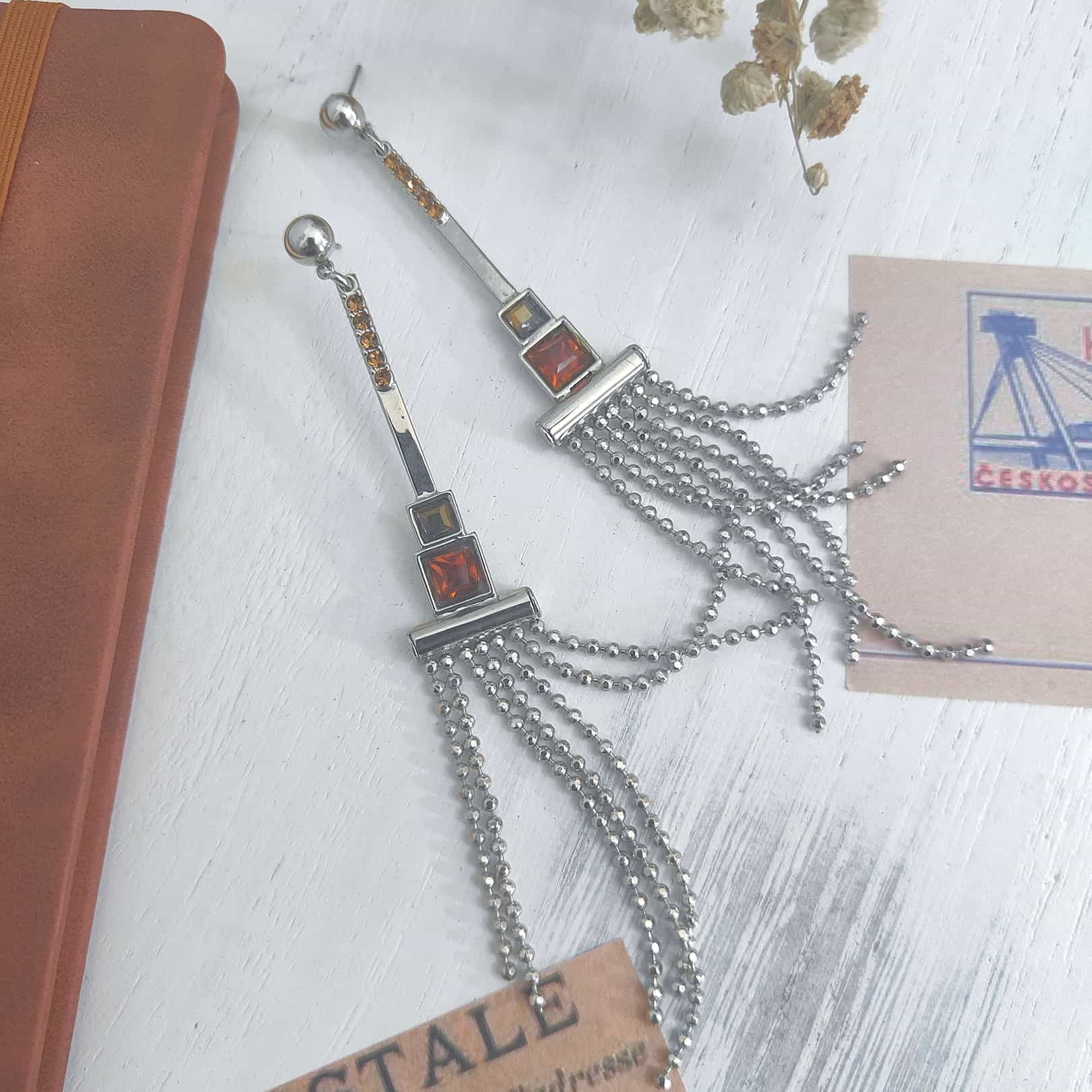 Futura Rounded Tassel Dangle Earrings
