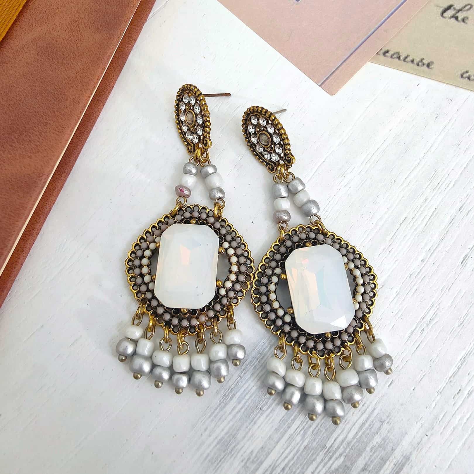 Keira Moonlight Statement Earrings