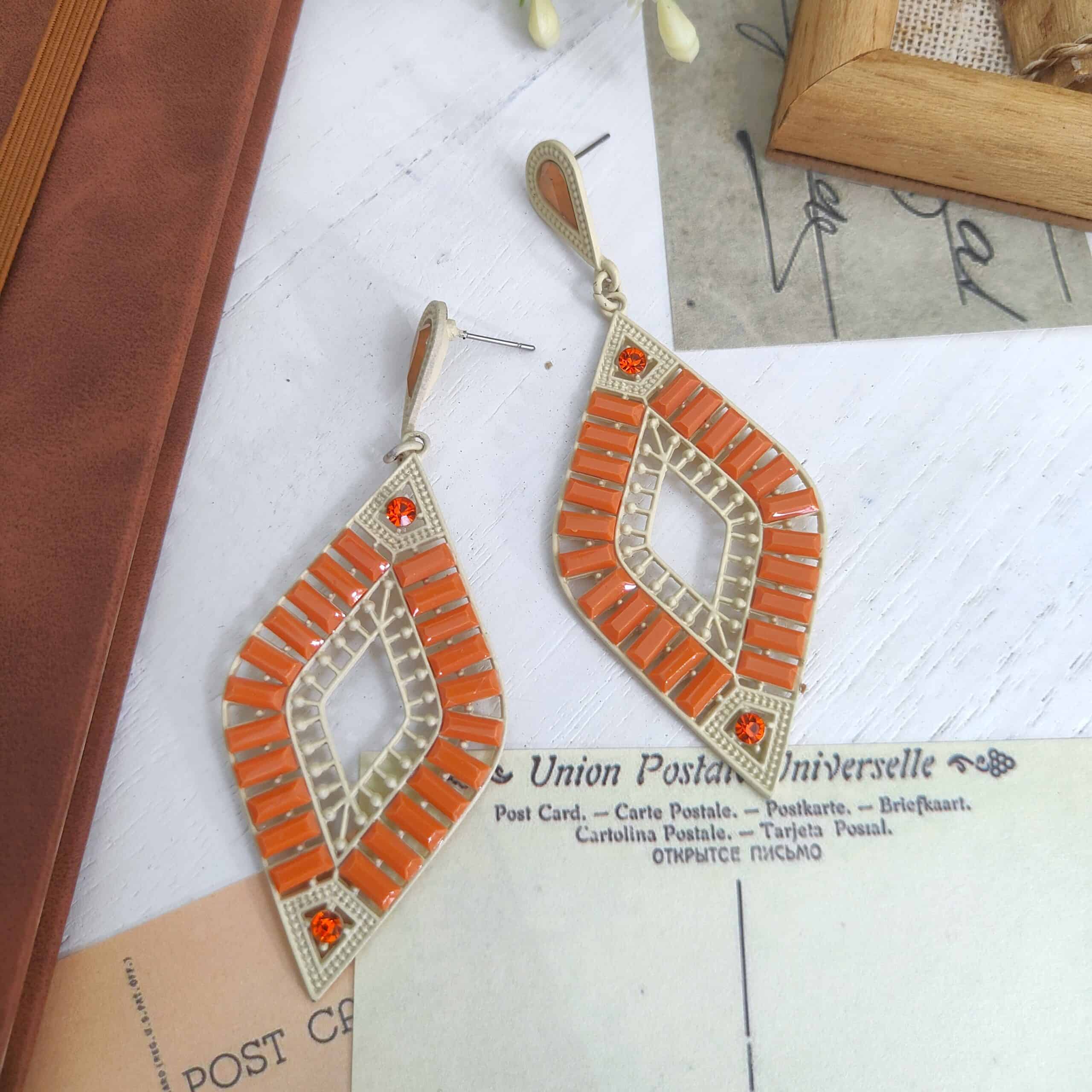 Leeloo fifth element Geometric Statement Earrings