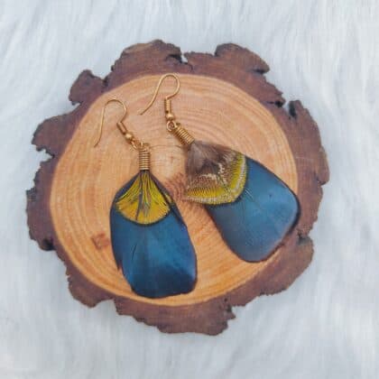 Classic Green Pheasant Feather Drop Feather