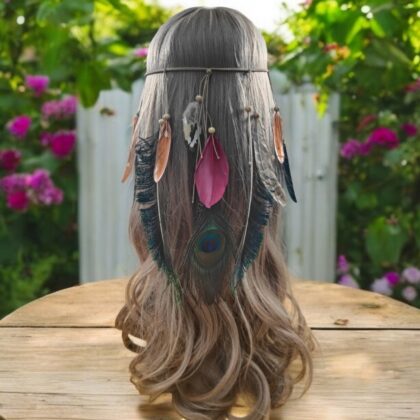 Amazon Bohemian Feather Headband