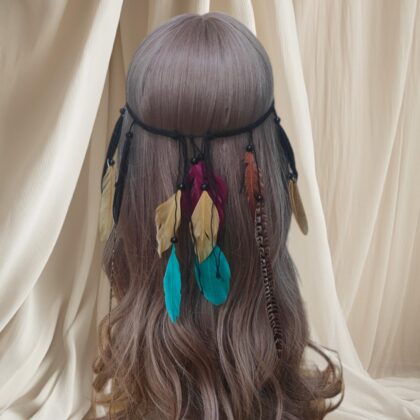 autumn breeze feather headband